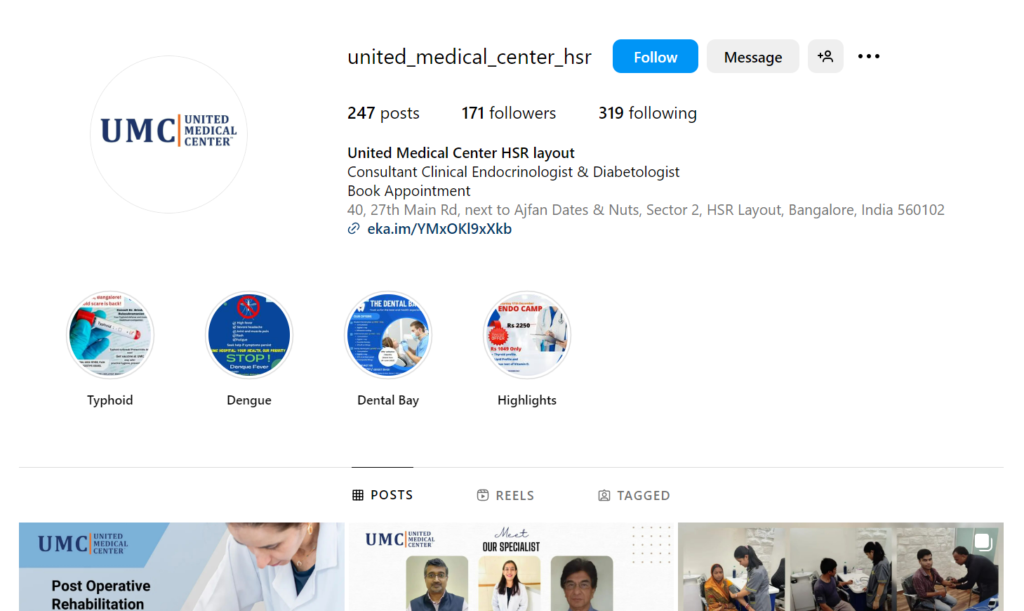 Facebook Page of UMC